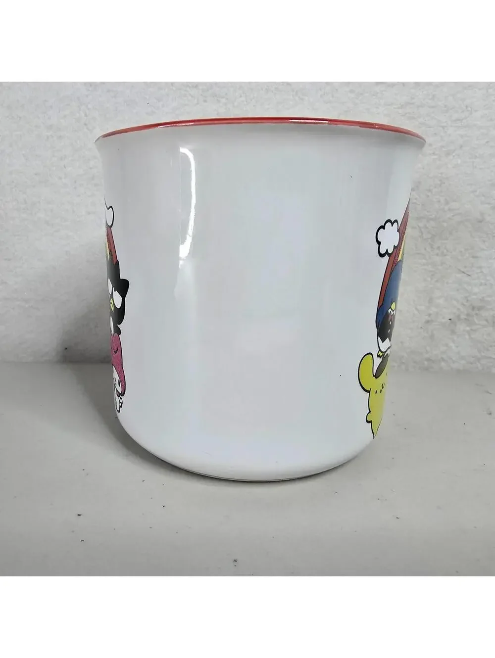 Hello Kitty and Friends Rainbow Glitter 20oz Large White Ceramic Coffee Cup Mug - Picture 3 of 6